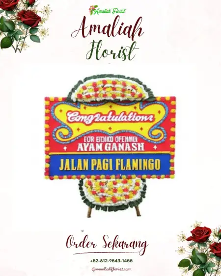 Sewa Papan Bunga Sedandan